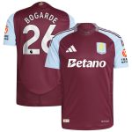 Aston Villa Jerseys - Official aston villa adidas home authentic shirt 2024-25 with bogarde 26 printing Collection for AVFC Fans
