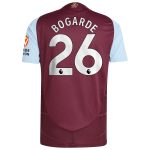 Aston Villa Jerseys - Official aston villa adidas home authentic shirt 2024-25 with bogarde 26 printing Collection for AVFC Fans
