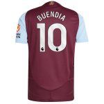 Aston Villa Jerseys - Official aston villa adidas home authentic shirt 2024-25 with buendia 10 printing Collection for AVFC Fans