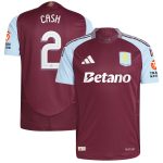 Aston Villa Jerseys - Official aston villa adidas home authentic shirt 2024-25 with cash 2 cup printing Collection for AVFC Fans