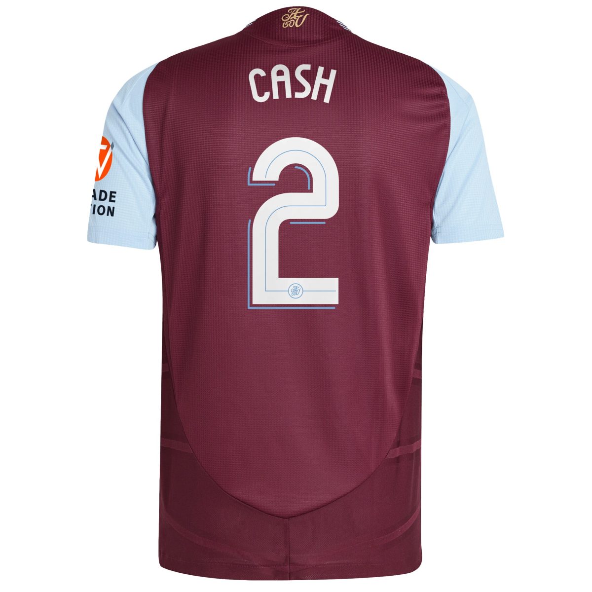Aston Villa Jerseys - Official aston villa adidas home authentic shirt 2024-25 with cash 2 cup printing Collection for AVFC Fans