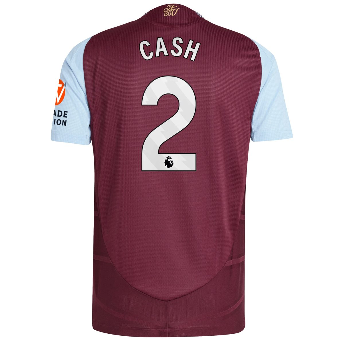 Aston Villa Jerseys - Official aston villa adidas home authentic shirt 2024-25 with cash 2 printing Collection for AVFC Fans