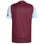 Aston Villa Jerseys - Official aston villa adidas home authentic shirt 2024-25 with custom printing Collection for AVFC Fans