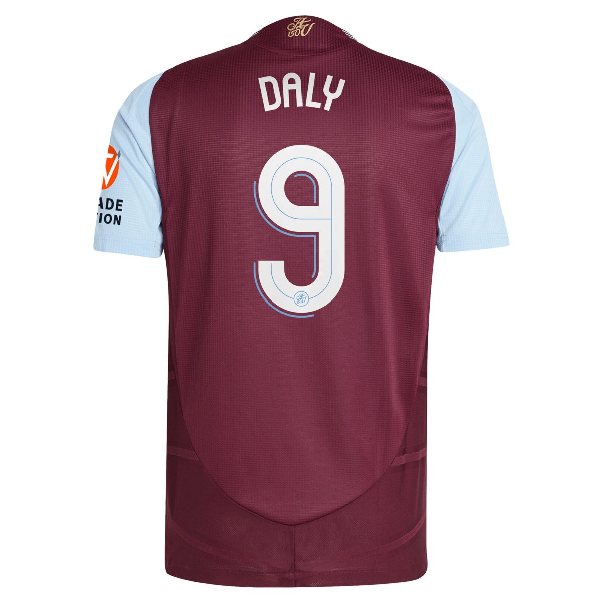 Aston Villa Jerseys - Official aston villa adidas home authentic shirt 2024-25 with daly 9 cup printing Collection for AVFC Fans