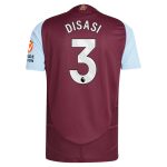 Aston Villa Jerseys - Official aston villa adidas home authentic shirt 2024-25 with disasi 3 printing Collection for AVFC Fans