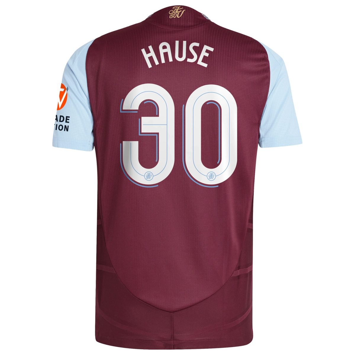Aston Villa Jerseys - Official aston villa adidas home authentic shirt 2024-25 with hause 30 cup printing Collection for AVFC Fans
