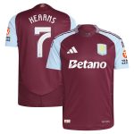 Aston Villa Jerseys - Official aston villa adidas home authentic shirt 2024-25 with kearns 7 cup printing Collection for AVFC Fans