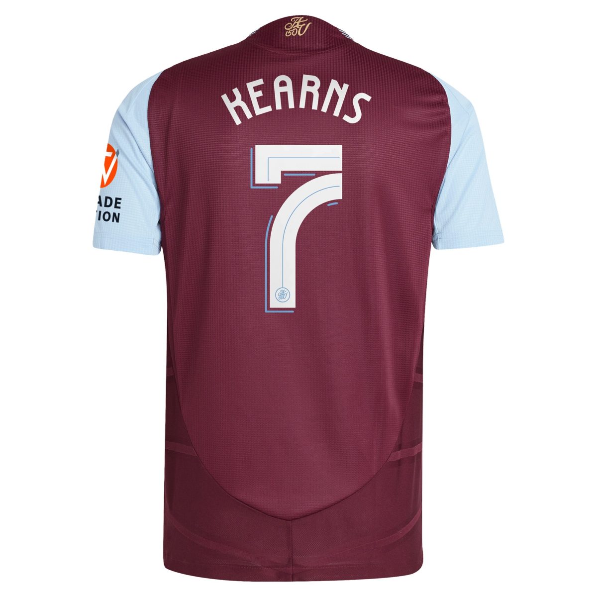 Aston Villa Jerseys - Official aston villa adidas home authentic shirt 2024-25 with kearns 7 cup printing Collection for AVFC Fans