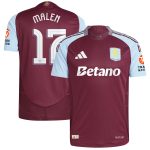 Aston Villa Jerseys - Official aston villa adidas home authentic shirt 2024-25 with malen 17 cup printing Collection for AVFC Fans
