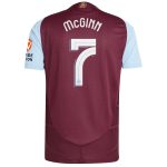 Aston Villa Jerseys - Official aston villa adidas home authentic shirt 2024-25 with mcginn 7 cup printing Collection for AVFC Fans