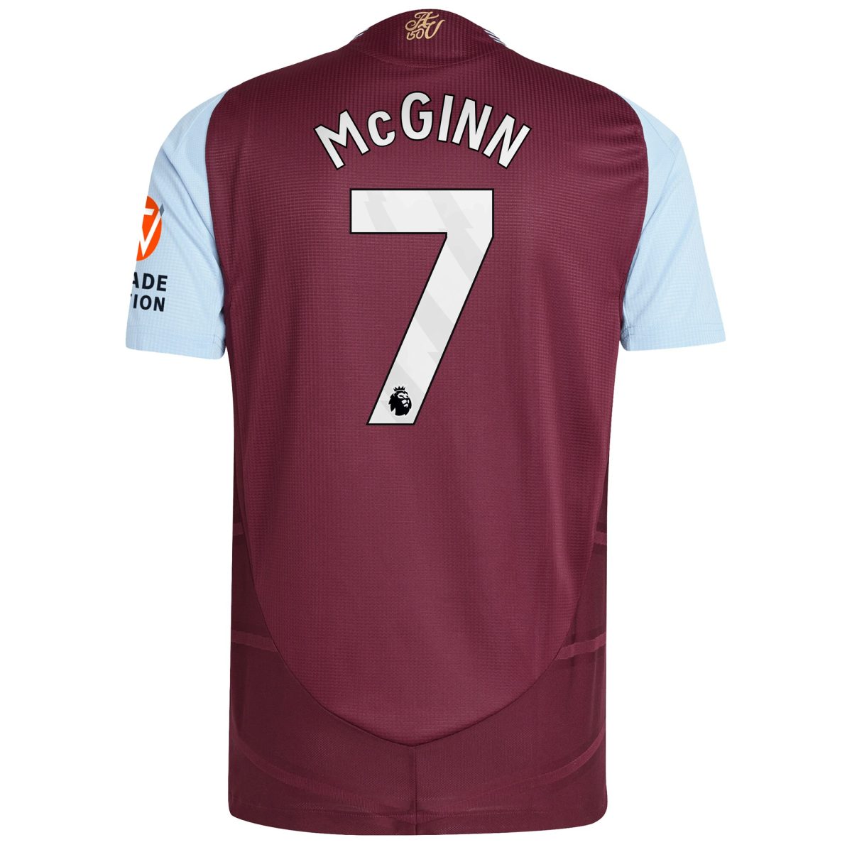 Aston Villa Jerseys - Official aston villa adidas home authentic shirt 2024-25 with mcginn 7 printing Collection for AVFC Fans