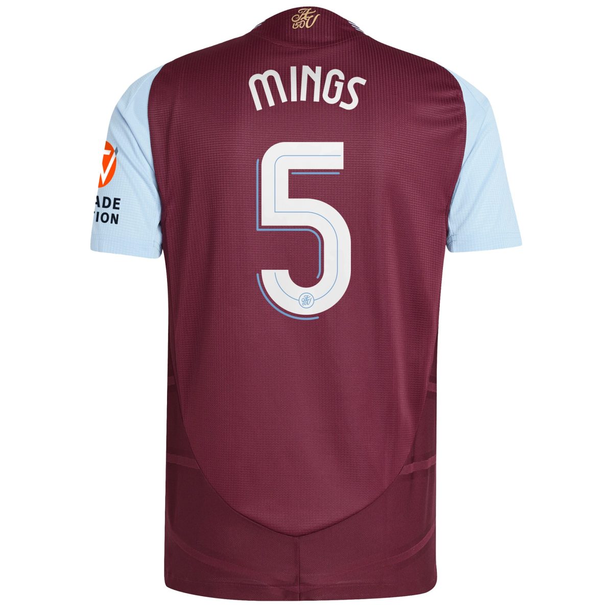 Aston Villa Jerseys - Official aston villa adidas home authentic shirt 2024-25 with mings 5 cup printing Collection for AVFC Fans