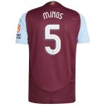 Aston Villa Jerseys - Official aston villa adidas home authentic shirt 2024-25 with mings 5 cup printing Collection for AVFC Fans