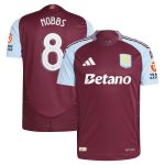 Aston Villa Jerseys - Official aston villa adidas home authentic shirt 2024-25 with nobbs 8 cup printing Collection for AVFC Fans