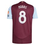 Aston Villa Jerseys - Official aston villa adidas home authentic shirt 2024-25 with nobbs 8 cup printing Collection for AVFC Fans