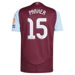 Aston Villa Jerseys - Official aston villa adidas home authentic shirt 2024-25 with parker 15 cup printing Collection for AVFC Fans