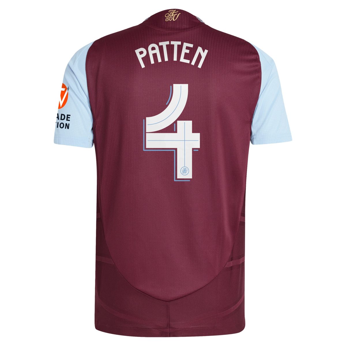 Aston Villa Jerseys - Official aston villa adidas home authentic shirt 2024-25 with patten 4 cup printing Collection for AVFC Fans
