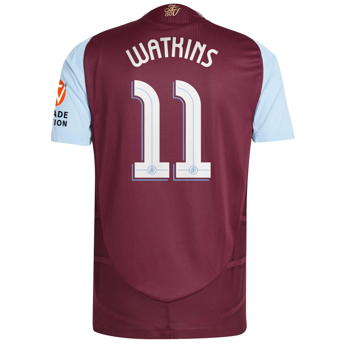 Aston Villa Jerseys - Official aston villa adidas home authentic shirt 2024-25 with watkins 11 cup printing Collection for AVFC Fans