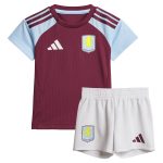Aston Villa Jerseys - Official aston villa adidas home baby kit 2024-25 with a.garcía 16 printing Collection for AVFC Fans