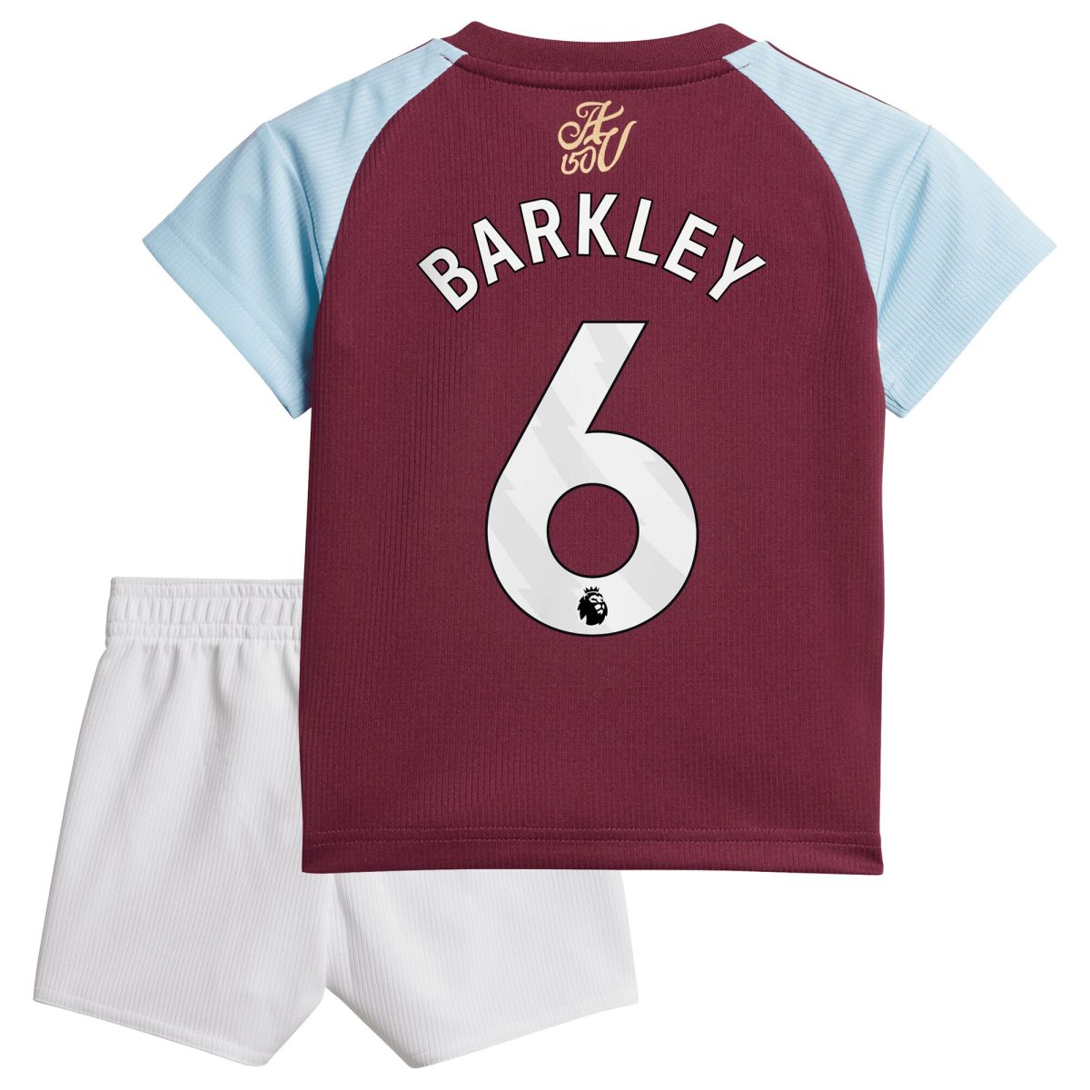 Aston Villa Jerseys - Official aston villa adidas home baby kit 2024-25 with barkley 6 printing Collection for AVFC Fans