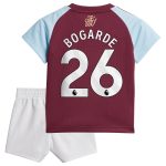 Aston Villa Jerseys - Official aston villa adidas home baby kit 2024-25 with bogarde 26 printing Collection for AVFC Fans
