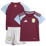 Aston Villa Jerseys - Official aston villa adidas home baby kit 2024-25 with custom printing Collection for AVFC Fans
