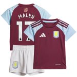 Aston Villa Jerseys - Official aston villa adidas home baby kit 2024-25 with malen 17 printing Collection for AVFC Fans