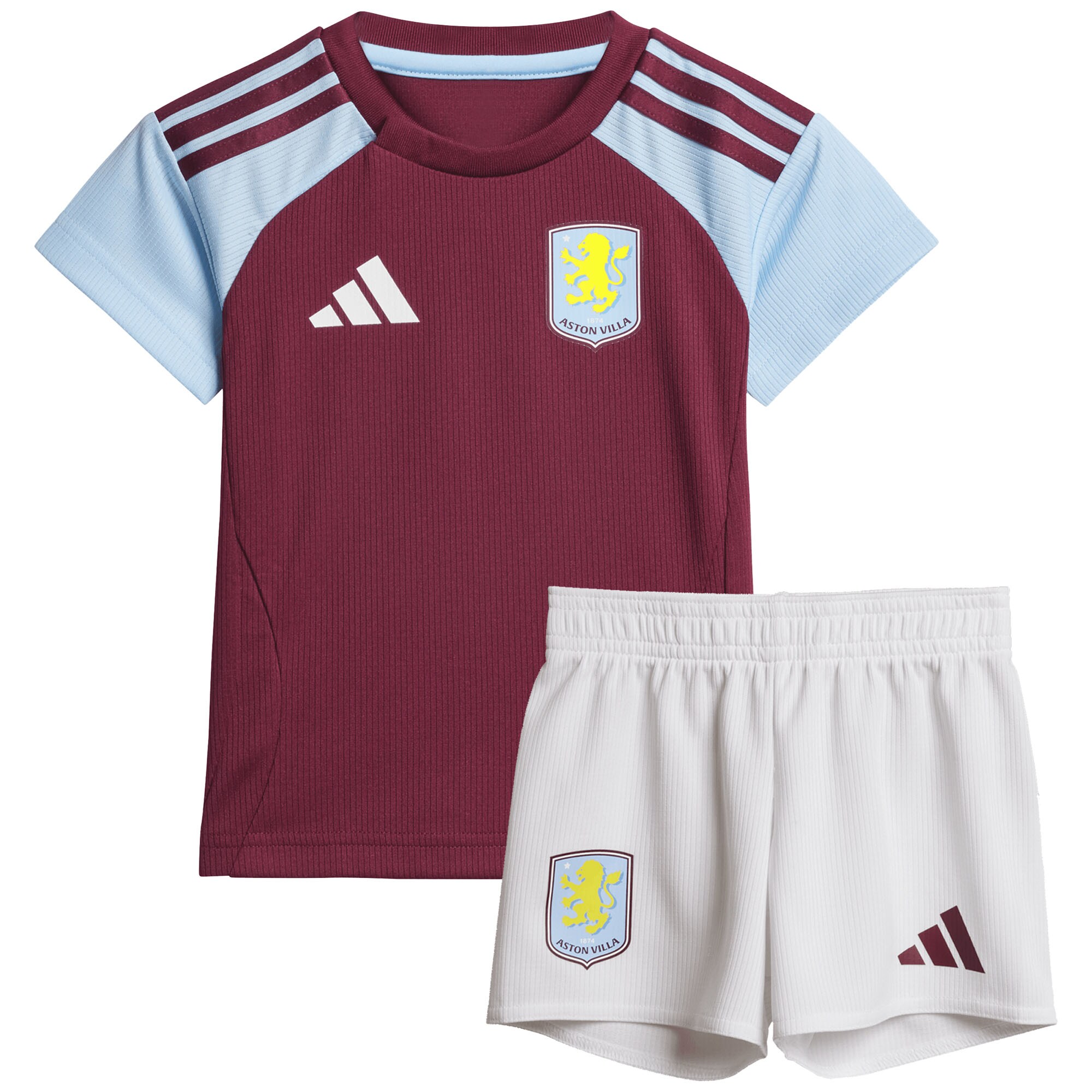 Aston Villa Jerseys - Official aston villa adidas home baby kit 2024-25 with swinkels 50 printing Collection for AVFC Fans