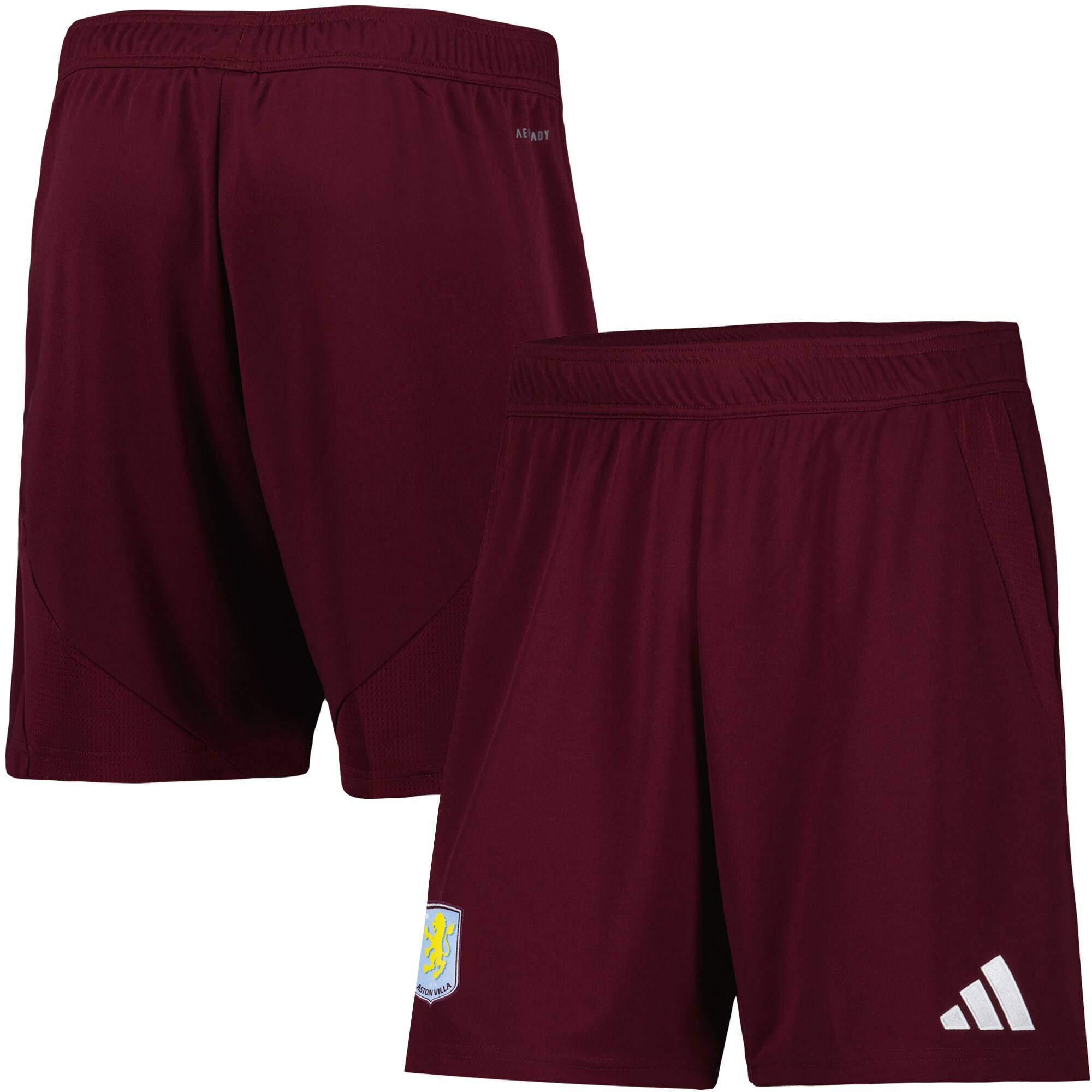 Aston Villa Jerseys - Official aston villa adidas home change shorts 2024-25 with custom printing Collection for AVFC Fans