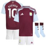 Aston Villa Jerseys - Official aston villa adidas home mini kit 2024-25 with buendia 10 printing Collection for AVFC Fans