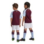 Aston Villa Jerseys - Official aston villa adidas home mini kit 2024-25 with custom printing Collection for AVFC Fans
