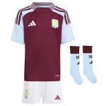 Aston Villa Jerseys - Official aston villa adidas home mini kit 2024-25 with diego carlos 3 printing Collection for AVFC Fans