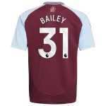 Aston Villa Jerseys - Official aston villa adidas home shirt 2024-25 – kids with bailey 31 printing Collection for AVFC Fans