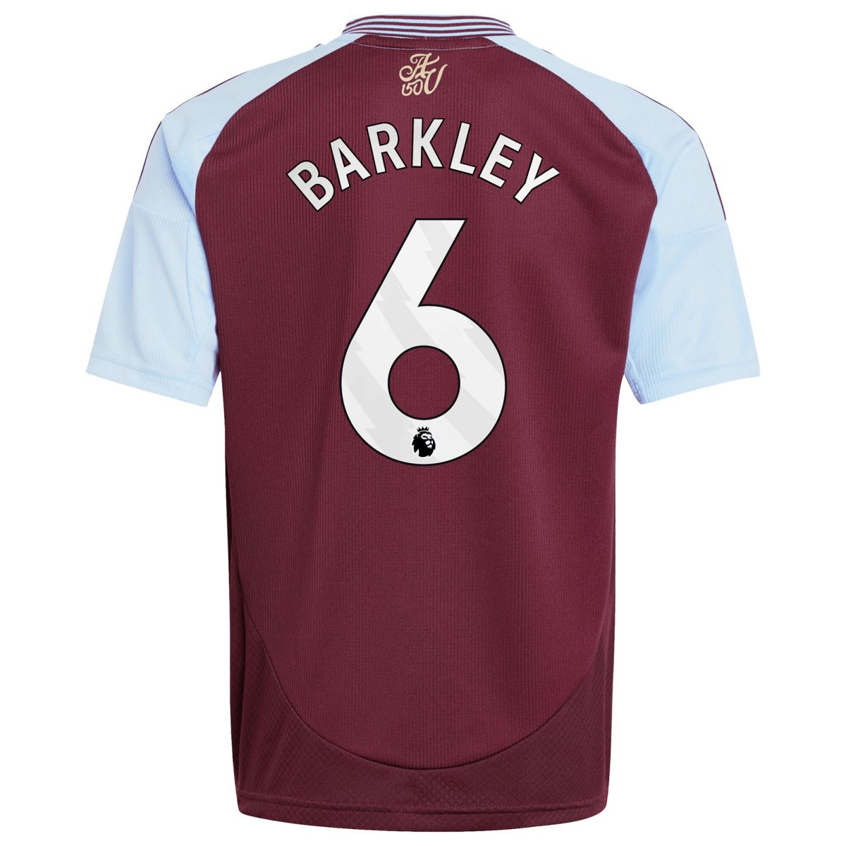 Aston Villa Jerseys - Official aston villa adidas home shirt 2024-25 – kids with barkley 6 printing Collection for AVFC Fans