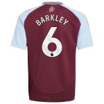 Aston Villa Jerseys - Official aston villa adidas home shirt 2024-25 – kids with barkley 6 printing Collection for AVFC Fans