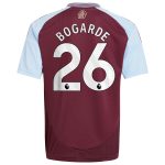Aston Villa Jerseys - Official aston villa adidas home shirt 2024-25 – kids with bogarde 26 printing Collection for AVFC Fans