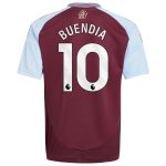 Aston Villa Jerseys - Official aston villa adidas home shirt 2024-25 – kids with buendia 10 printing Collection for AVFC Fans