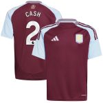 Aston Villa Jerseys - Official aston villa adidas home shirt 2024-25 – kids with cash 2 printing Collection for AVFC Fans