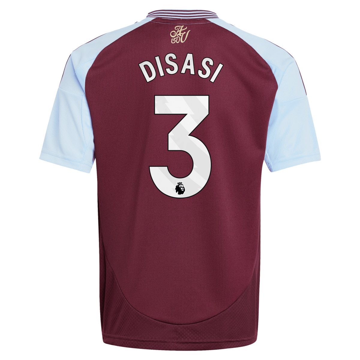 Aston Villa Jerseys - Official aston villa adidas home shirt 2024-25 – kids with disasi 3 printing Collection for AVFC Fans