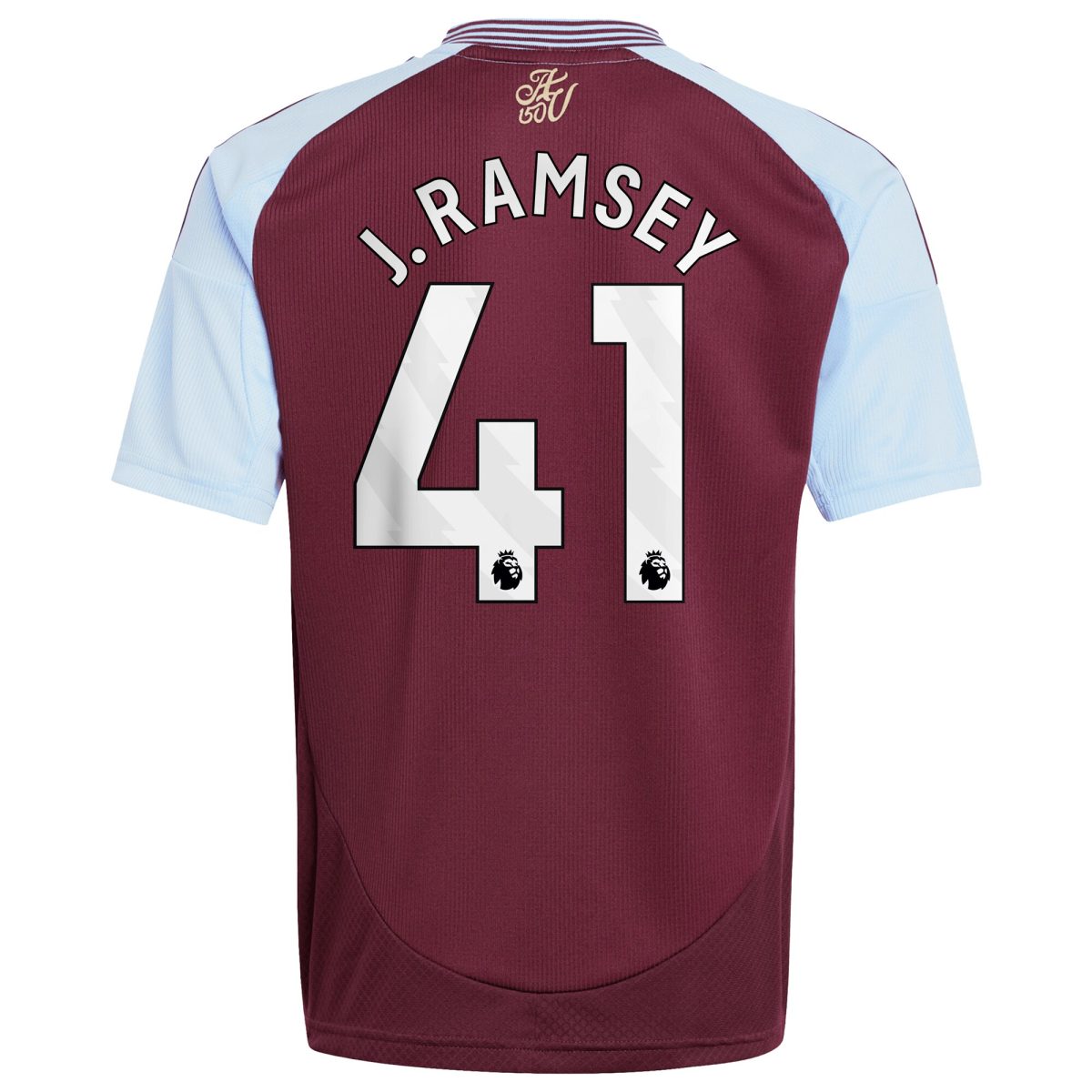 Aston Villa Jerseys - Official aston villa adidas home shirt 2024-25 – kids with j. ramsey 41 printing Collection for AVFC Fans