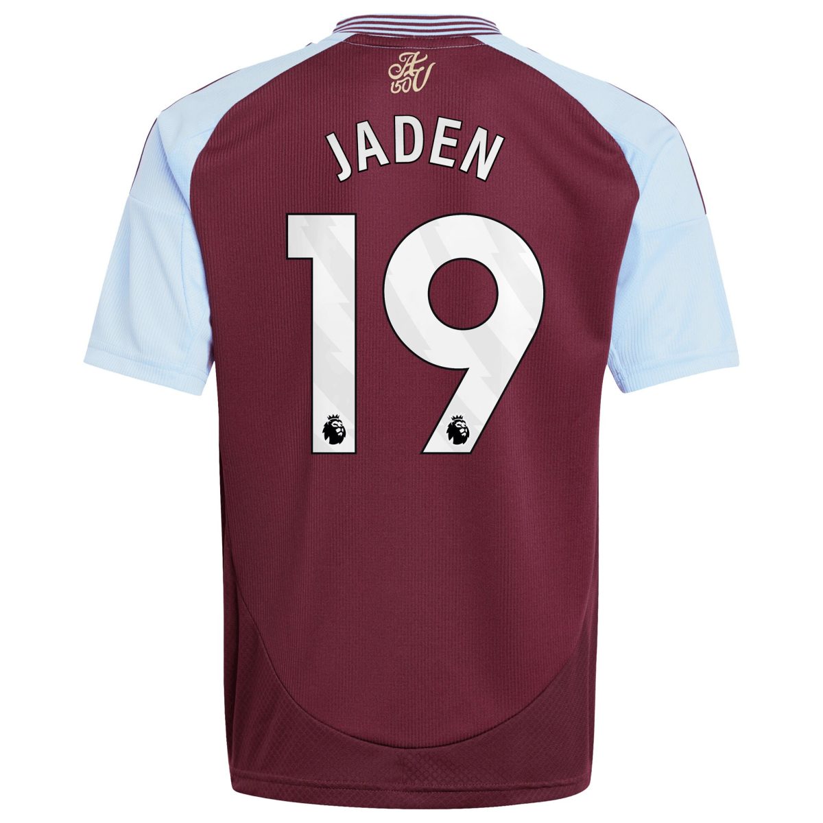 Aston Villa Jerseys - Official aston villa adidas home shirt 2024-25 – kids with jaden 19 printing Collection for AVFC Fans