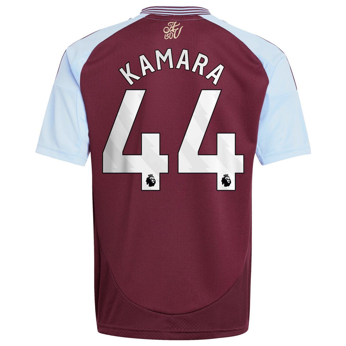 Aston Villa Jerseys - Official aston villa adidas home shirt 2024-25 – kids with kamara 44 printing Collection for AVFC Fans