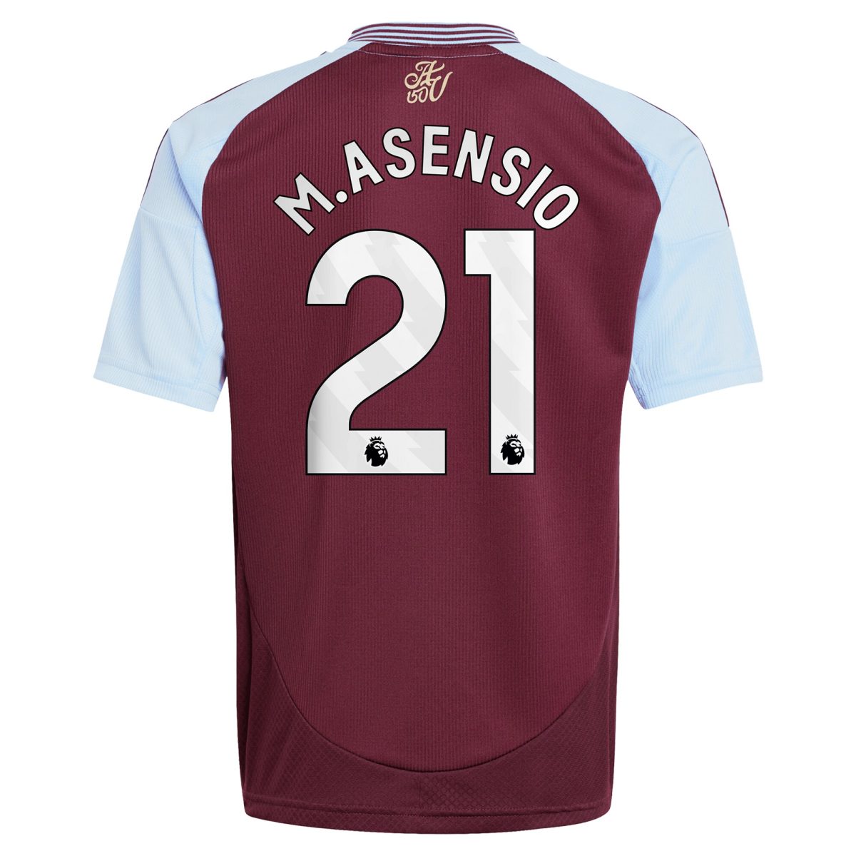 Aston Villa Jerseys - Official aston villa adidas home shirt 2024-25 – kids with m.asensio 21 printing Collection for AVFC Fans