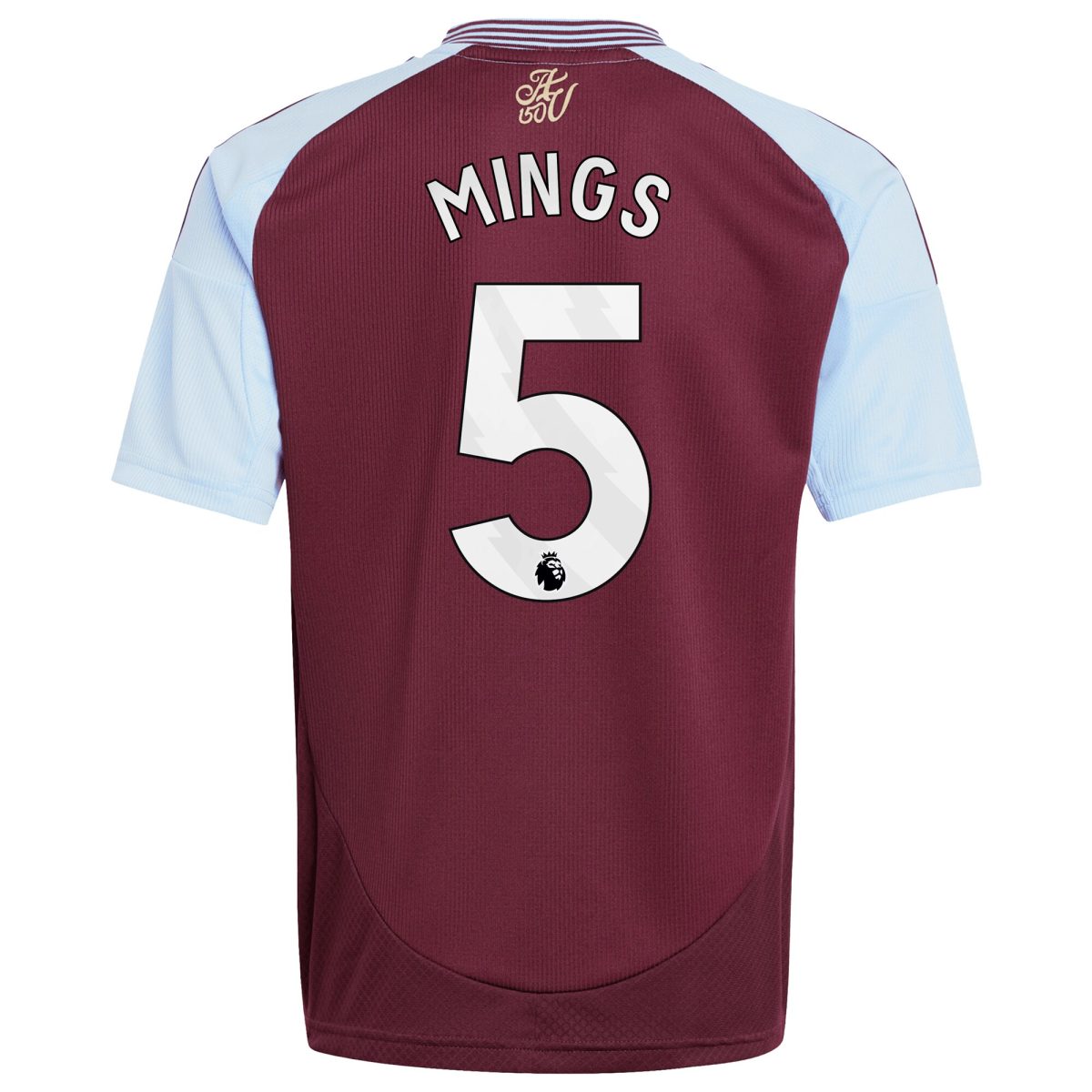 Aston Villa Jerseys - Official aston villa adidas home shirt 2024-25 – kids with mings 5 printing Collection for AVFC Fans