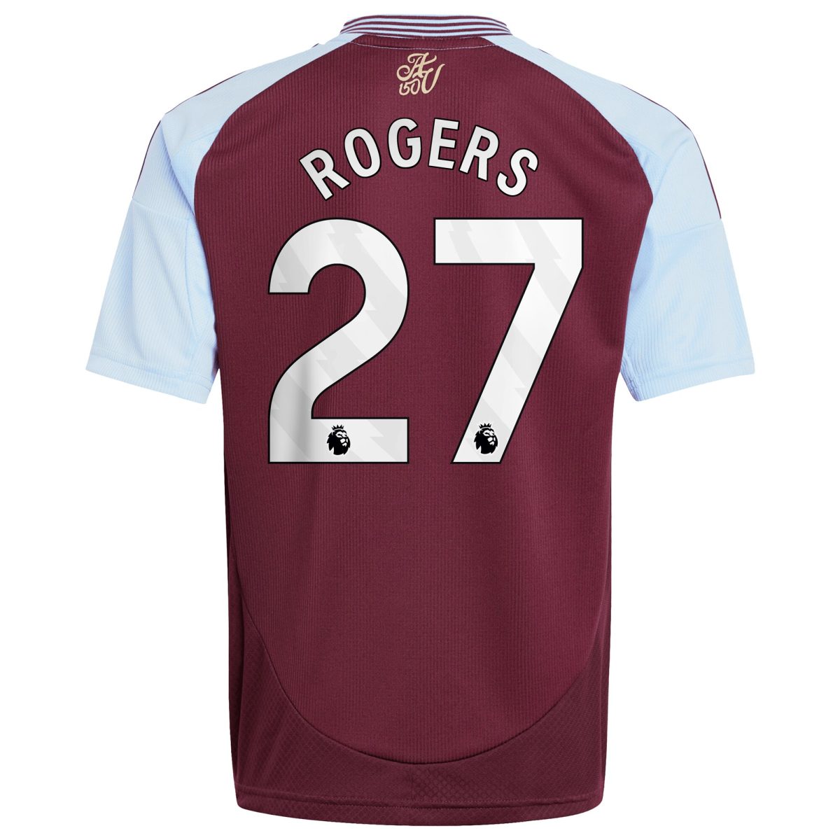 Aston Villa Jerseys - Official aston villa adidas home shirt 2024-25 – kids with rogers 27 printing Collection for AVFC Fans