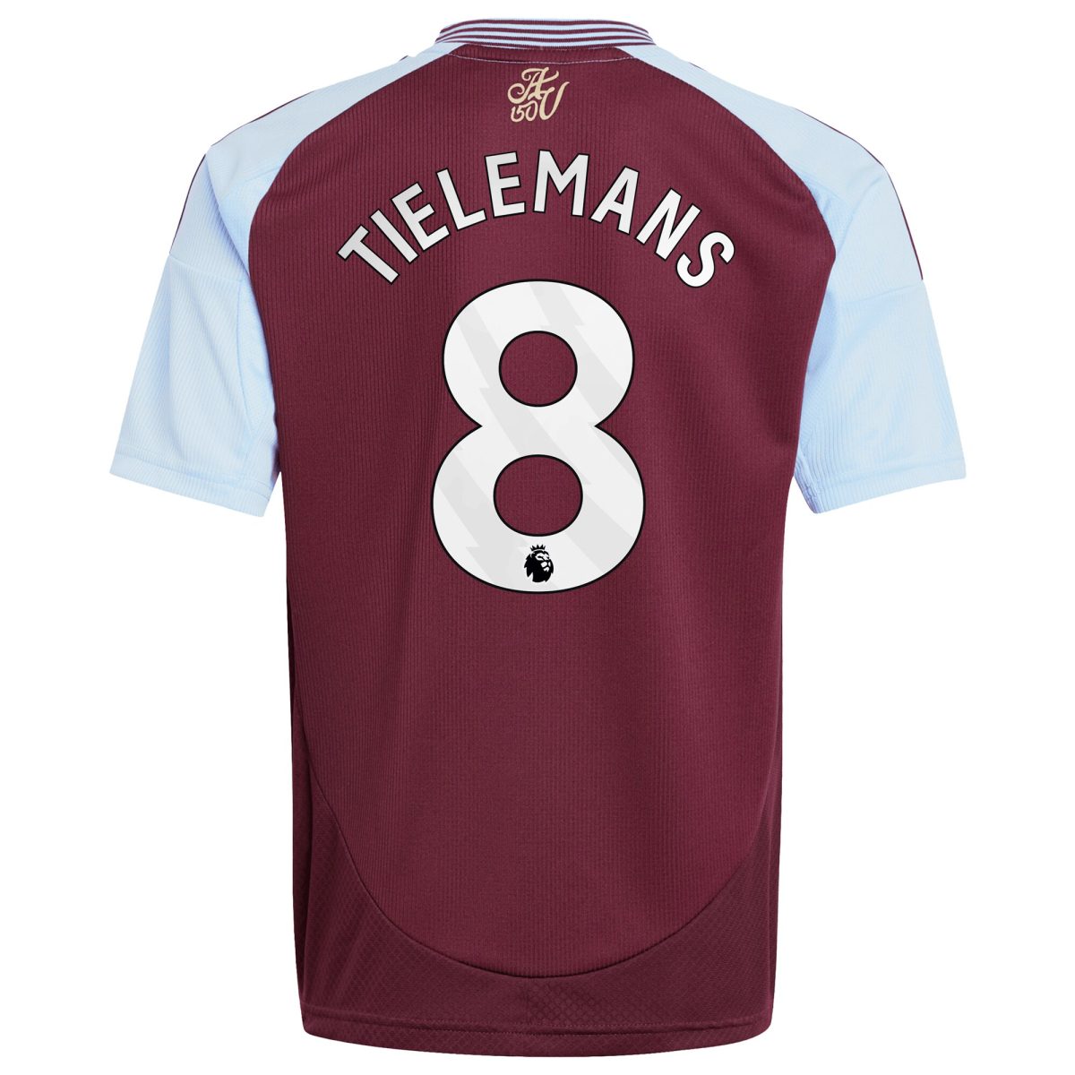 Aston Villa Jerseys - Official aston villa adidas home shirt 2024-25 – kids with tielemans 8 printing Collection for AVFC Fans