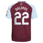 Aston Villa Jerseys - Official aston villa adidas home shirt 2024-25 with baijings 22 cup printing Collection for AVFC Fans