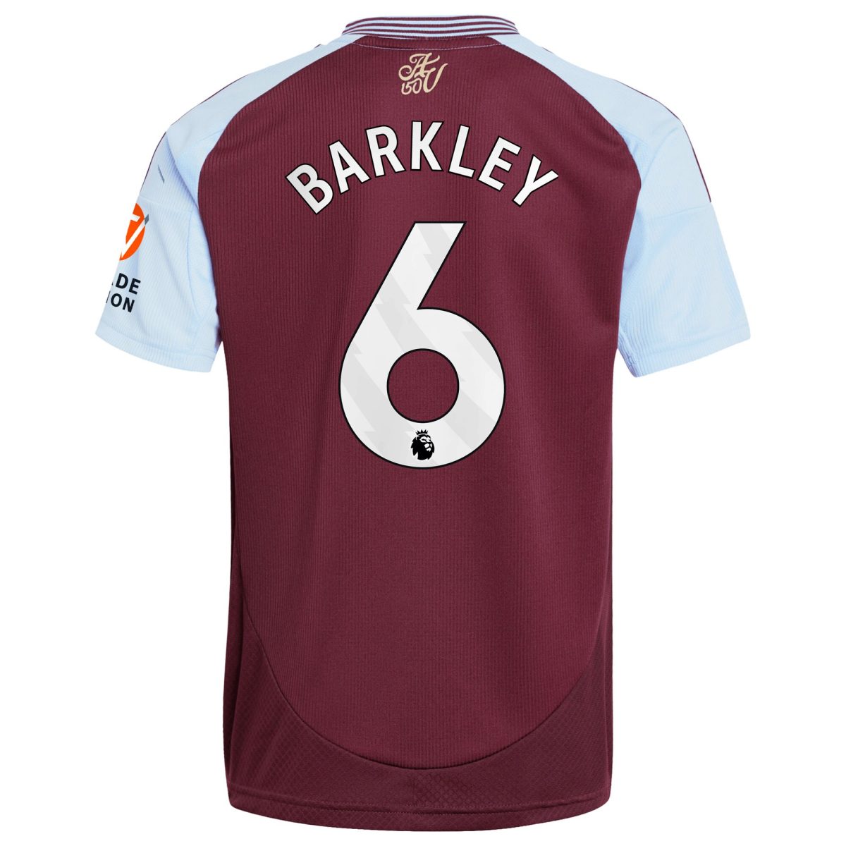 Aston Villa Jerseys - Official aston villa adidas home shirt 2024-25 with barkley 6 printing Collection for AVFC Fans