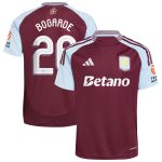 Aston Villa Jerseys - Official aston villa adidas home shirt 2024-25 with bogarde 26 cup printing Collection for AVFC Fans