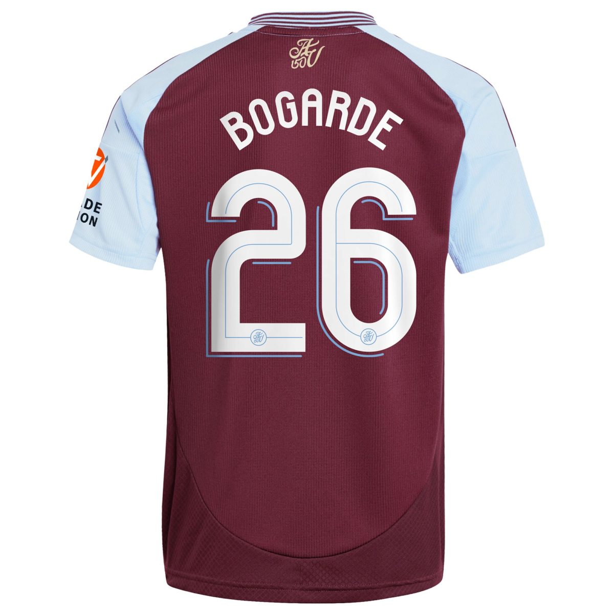 Aston Villa Jerseys - Official aston villa adidas home shirt 2024-25 with bogarde 26 cup printing Collection for AVFC Fans
